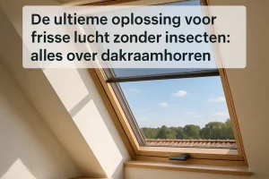 De ultieme oplossing voor frisse lucht zonder insecten: alles over dakraamhorren