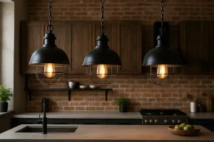 Industriële verlichting: de perfecte combinatie van stijl en functionaliteit in je keuken